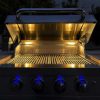 Austin – Barbecue gaz 4 brûleurs autonome tout inox | Bellazio kitchen